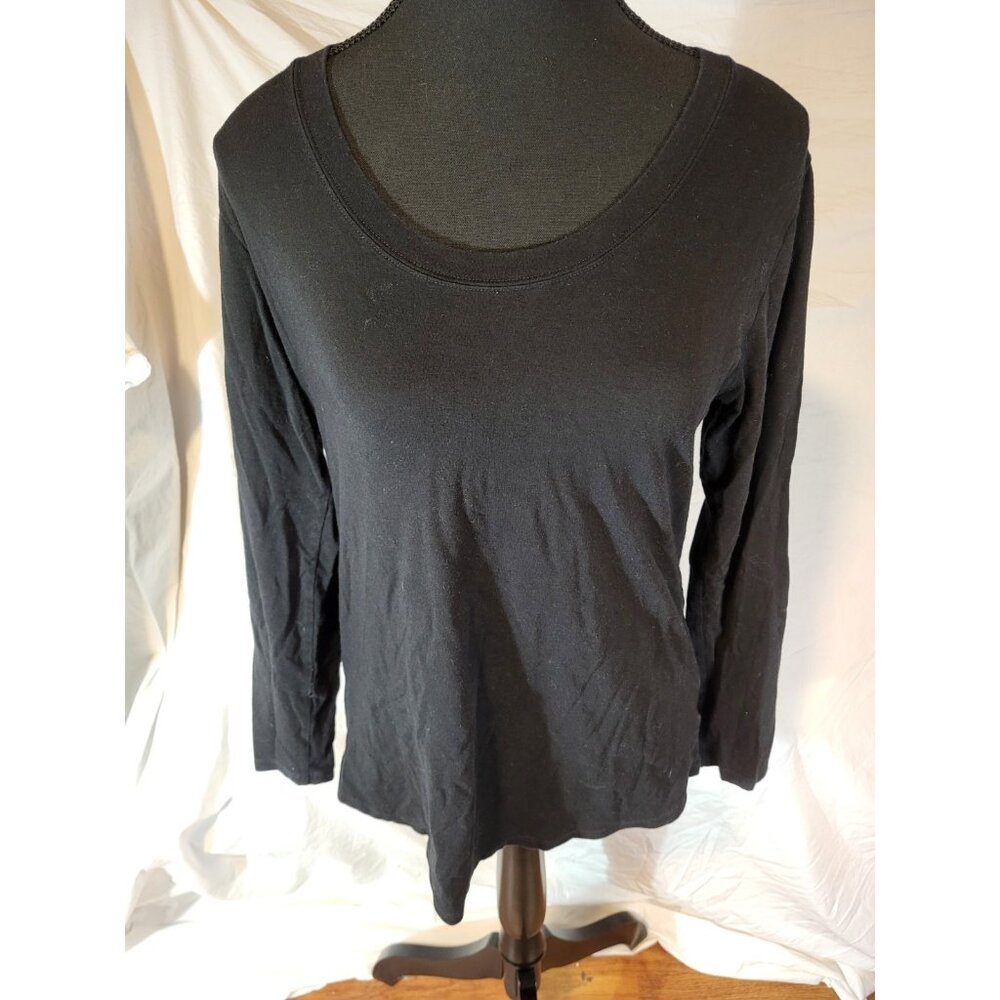 Franc Size Large Black Long Sleeve Shirt Made In Canada‎